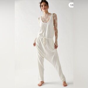 On A Cloud Romper Free People